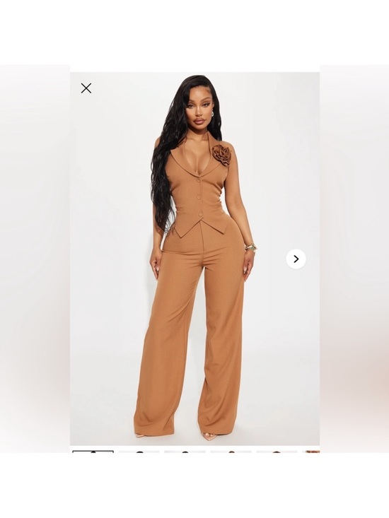 Fashion Nova Pants - Elle pant set Taupe